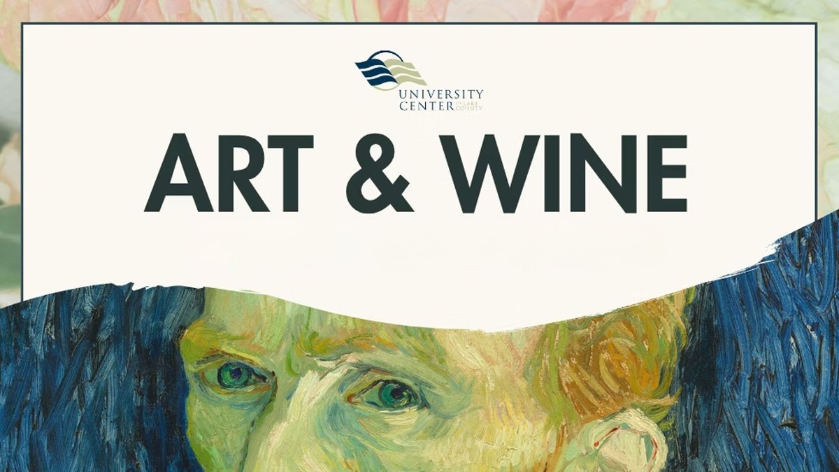 Art and Wine Event at The University Center of Lake County